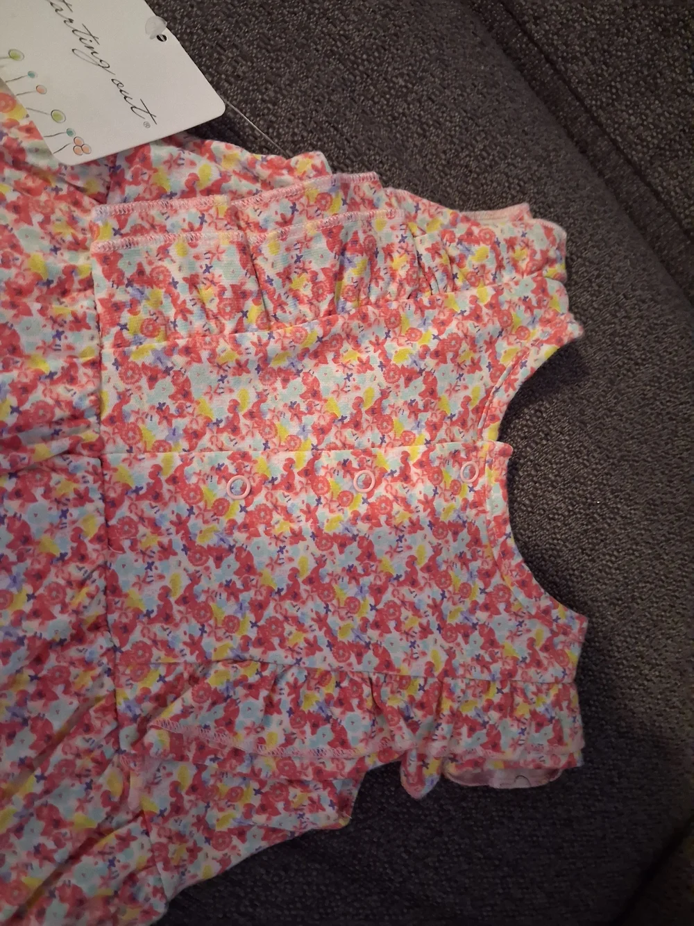 Starting Out Multicolor Floral Baby Tunic & Leggings Set